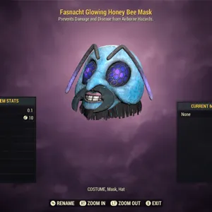 Glowing Honey Bee Mask