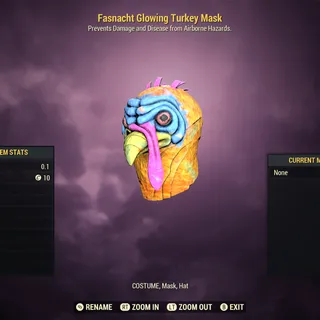 Glowing Turkey Mask