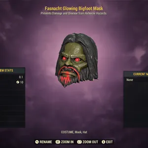 Glowing Bigfoot Mask
