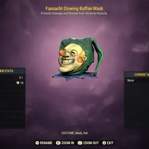 Glowing Buffoon Mask