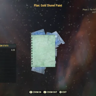 Gold Shovel Paint Plan