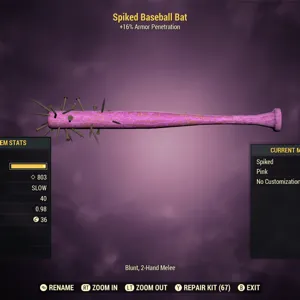 Pink Baseball Bat 45