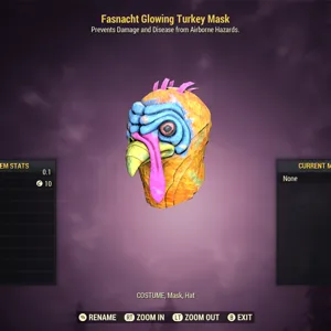 Glowing Turkey Mask