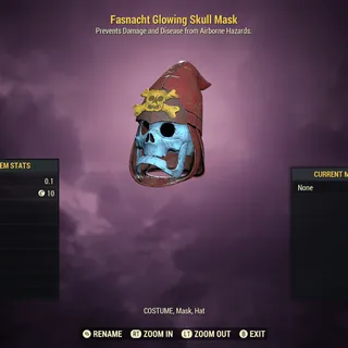 Glowing Skull Mask