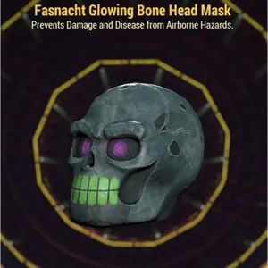 Glowing Bone Head Mask