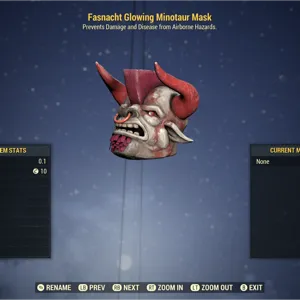 Glowing Minotaur Mask