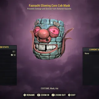 Glowing Corn Cob Mask