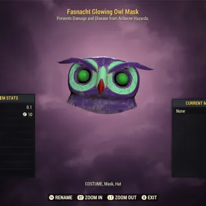 Glowing Owl Mask
