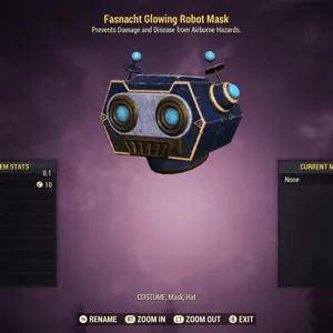 Glowing Robot Mask