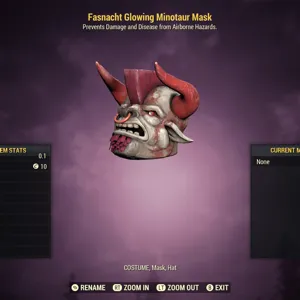 Glowing Minotaur Mask