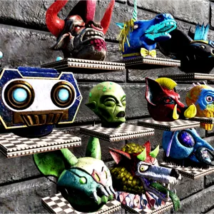 ALL 10 GLOWING MASKS