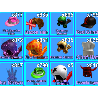 Other 100 Legendary Hats In Game Items Gameflip - roblox doombringer hat