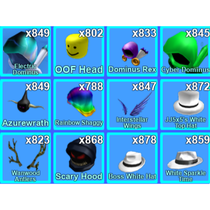 Dominus Blue Roblox Hat