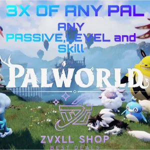 palworld 3x Pal