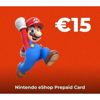 €15.00 Nintendo eShop