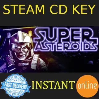 SUPER ASTEROIDS steam cd key 