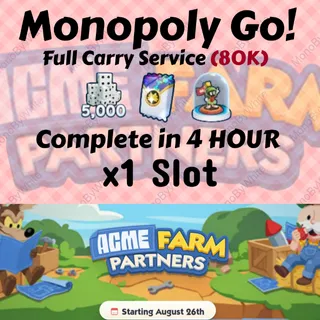 ACME FARM PARTNERS EVENT x1 SLOT RUSH COMPLETE IN 4 HOURS