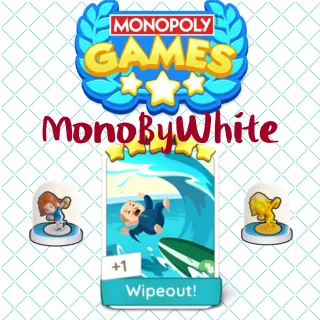 MONOPOLY 5 Star Sticker - Wipeout