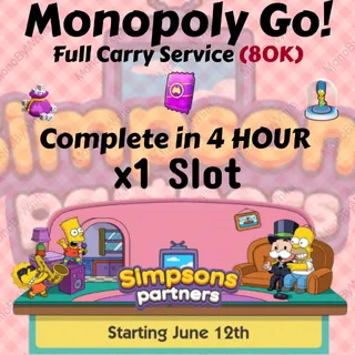 SIMPSONS PARTNERS EVENT x1 SLOTS RUSH COMPLETE IN 4 HOURS