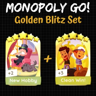 GOLDEN BLITZ SET HOBBY + CLEAN WIN