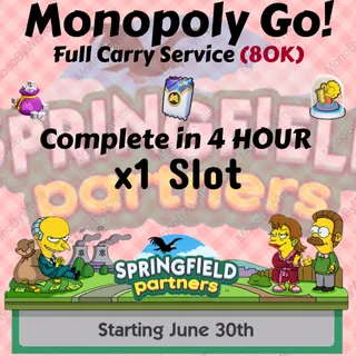 SPRINGFIELD PARTNERS EVENT x1 SLOT RUSH COMPLETE IN 4 HOURS