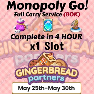 GINGERBREAD PARTNERS EVENT x1 SLOTS RUSH COMPLETE IN 4 HOURS