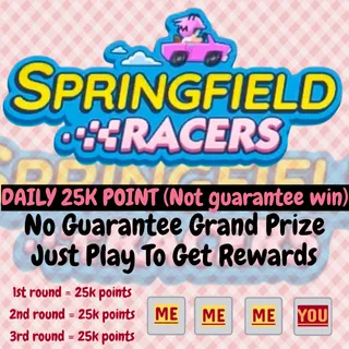 SPRINGFIELD RACERS CARRY 25K POINTS FOR REWARDS