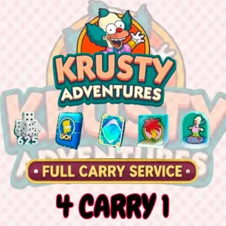 Krusty Adventures Full Carry Service - Monopoly Go