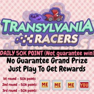 TRANSYLVANIA RACERS CARRY 50K POINTS FOR REWARDS