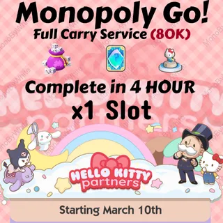 HELLO KITTY PARTNERS EVENT x1 SLOT RUSH COMPLETE IN 4 HOURS
