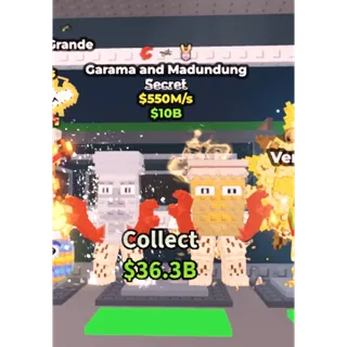 Steal a Brainrot 550m/s GARAMA AND MADUNDUNG