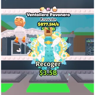 Steal a Brainrot 877.5m/s VENTOLIERO PAVONERO