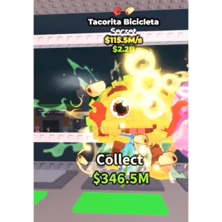 Steal a Brainrot 115.5m/s TACORITA BICICLETA Taco Trait