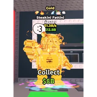 Steal a Brainrot 1.3b/s gold steakini fattini