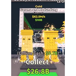 Steal a Brainrot GOLD GARAMA AND MADUNDUNG