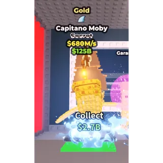 Steal a Brainrot 680m gold Capitano Moby 