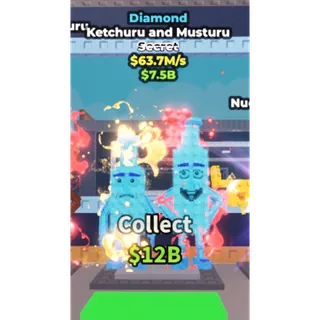 Steal a Brainrot Diamond Ketchuru and Musturu
