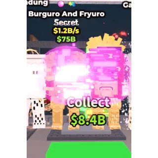 Steal a Brainrot 1.2b/s Burguro and Fryuro