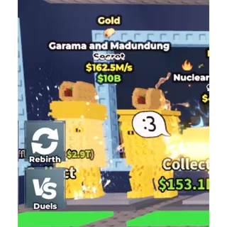 Steal a Brainrot 162.5m/s GOLD GARAMA AND MADUNDUNG