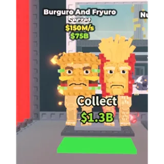 Steal a Brainrot Burguro and Fryuro