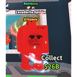 Steal a Brainrot 765m/s  RAINBOW LAVADORITO SPINITO