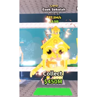 Steal a Brainrot Gold Esok Sekolah