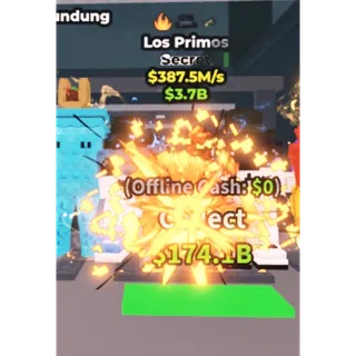 Steal a Brainrot 387.5m/s Los Primos