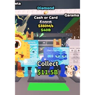 Steal a Brainrot Diamond Cash or Card