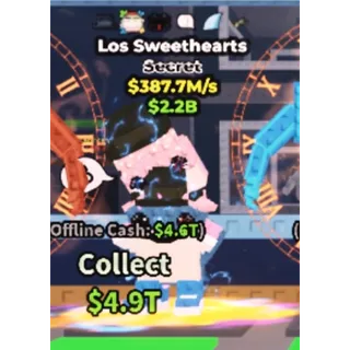 Steal a Brainrot 387.7m/s Los Sweethearts