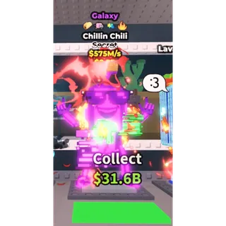 Steal a Brainrot 575m galaxy Chillin Chili