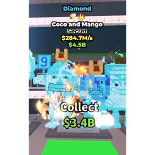 Steal a Brainrot Diamond Coco and Mango