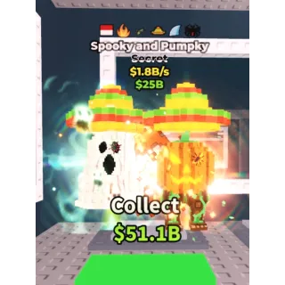 Steal a Brainrot 1.8b/s Spooky and Pumpky