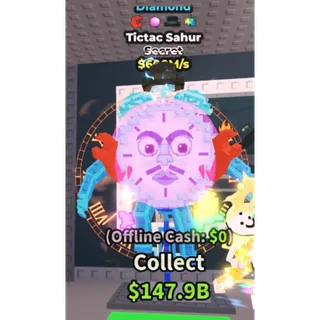 Steal a Brainrot 600m/s Tictac Sahur 