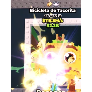 Steal a Brainrot 115.5m/s TACORITA BICICLETA Taco Trait